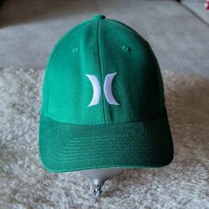 Retro Green Hurley Flex Fit Hat